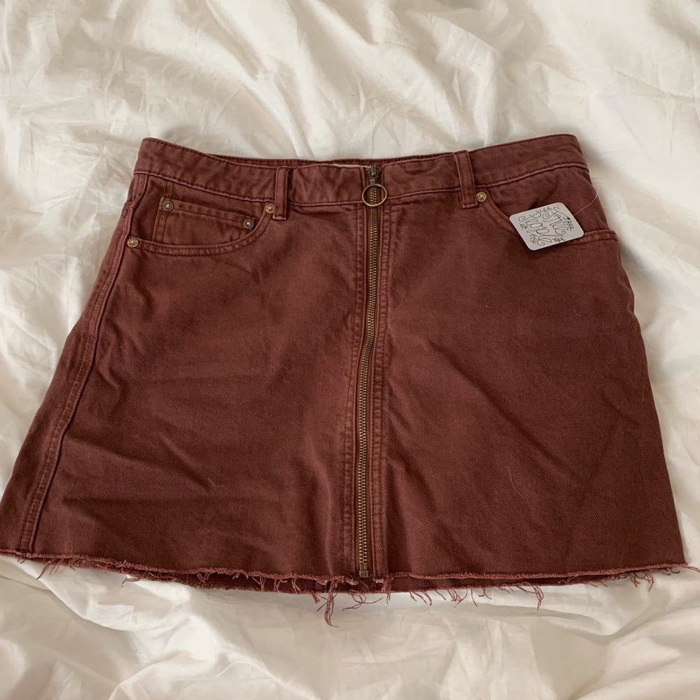 Free people mini skirt